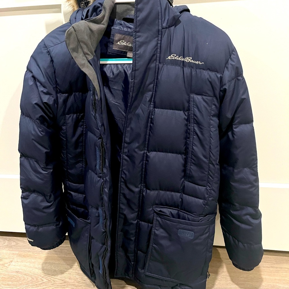 Eddie Bauer down jacket EB550 knee length